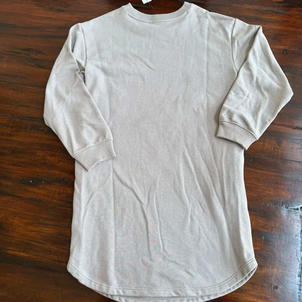 NWT Gap Kids Gray Oversized Rainbow Star Sweater Dress Size XL (12)